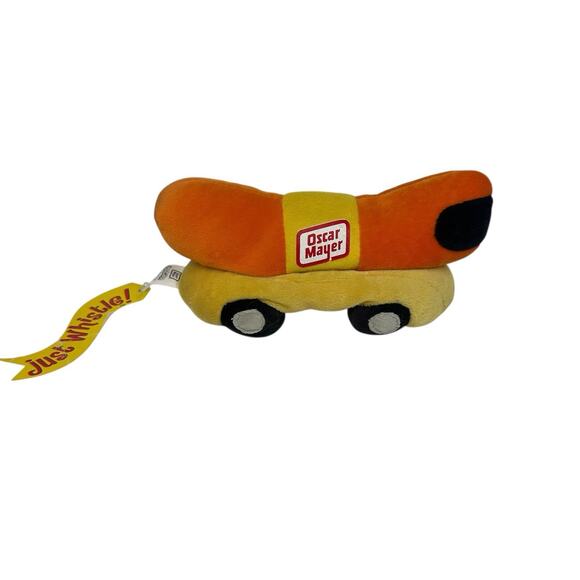 Oscar Mayer Wiener Mobile Hot Dog 7" Plush Bean Bag Toy w/Tags Just Whistle - Picture 1 of 8